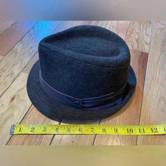 STETSON "ALL AMERICAN" MEN’S SIZE L/XL WOOL BLEND BROWN FEDORA HAT - Picture 8 of 9